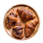 Four Chocolate Croissants