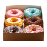 Six Assorted Doughnuts