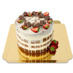 Yogurette Strawberry Buttercream Cake