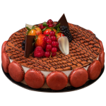 White and Dark Chocolate Sponge Cake