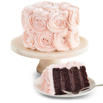 Chocolate Celebration with Roses Cake