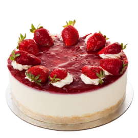 Creamy Strawberry Cheesecake