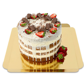 Yogurette Strawberry Buttercream Cake