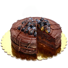 Vegan Chocolate Blueberry Quinoa Cake