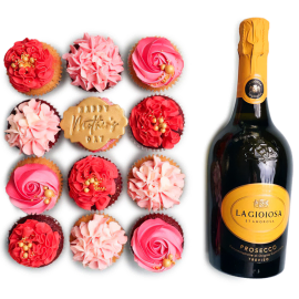 Red Velvet Cupcakes and Prosecco