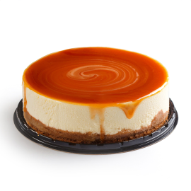 Salted Caramel Swirl Cheesecake