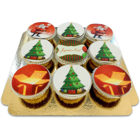 Christmas Holiday Cupcake Box