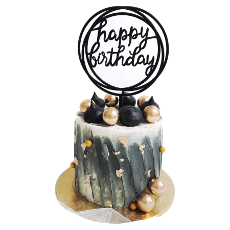 Black Velvet Elegance Cake