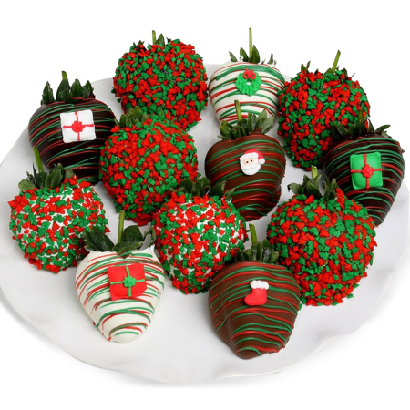 Yuletide Belgian Strawberry Gift Set